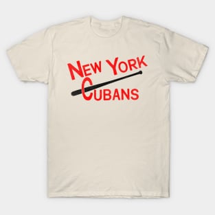 Defunct New York Cubans Baseball Team T-Shirt